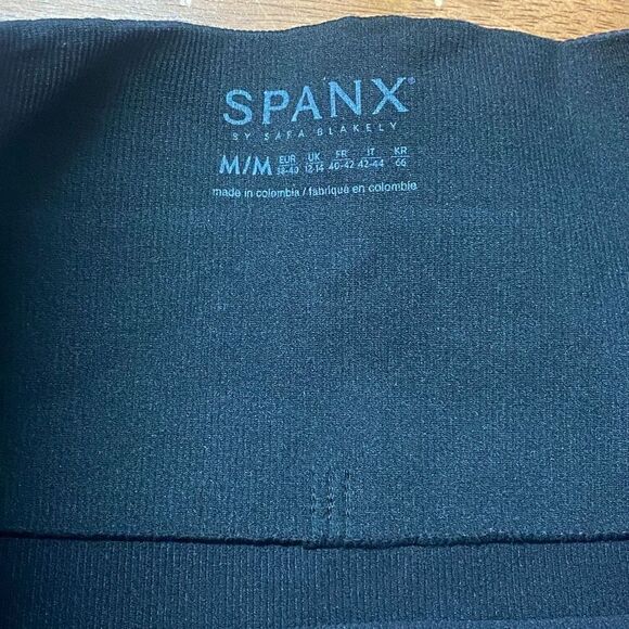 Spanx look at me purple black seamless leggings medium - Picture 5 of 12
